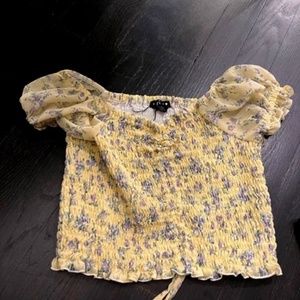 flowers by zoe short sleeve top